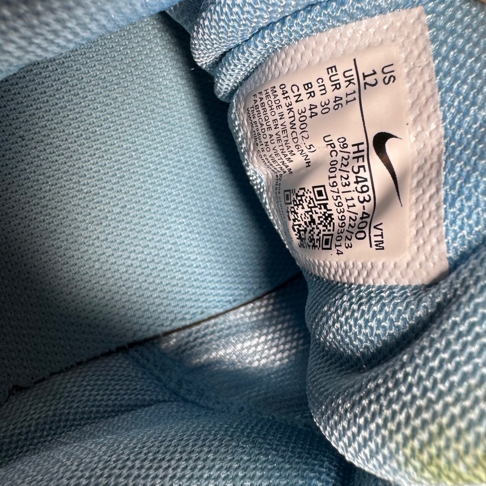 Nike Air Zoom Vomero 5 Size 12 Lakeside Light Blue Trainer Runner Sneaker Rare - Picture 2 of 10